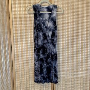 Green Dragon Womens S Tie‎ Dye Sleeveless Slit Sexy Boho Whimsigoth V Neck